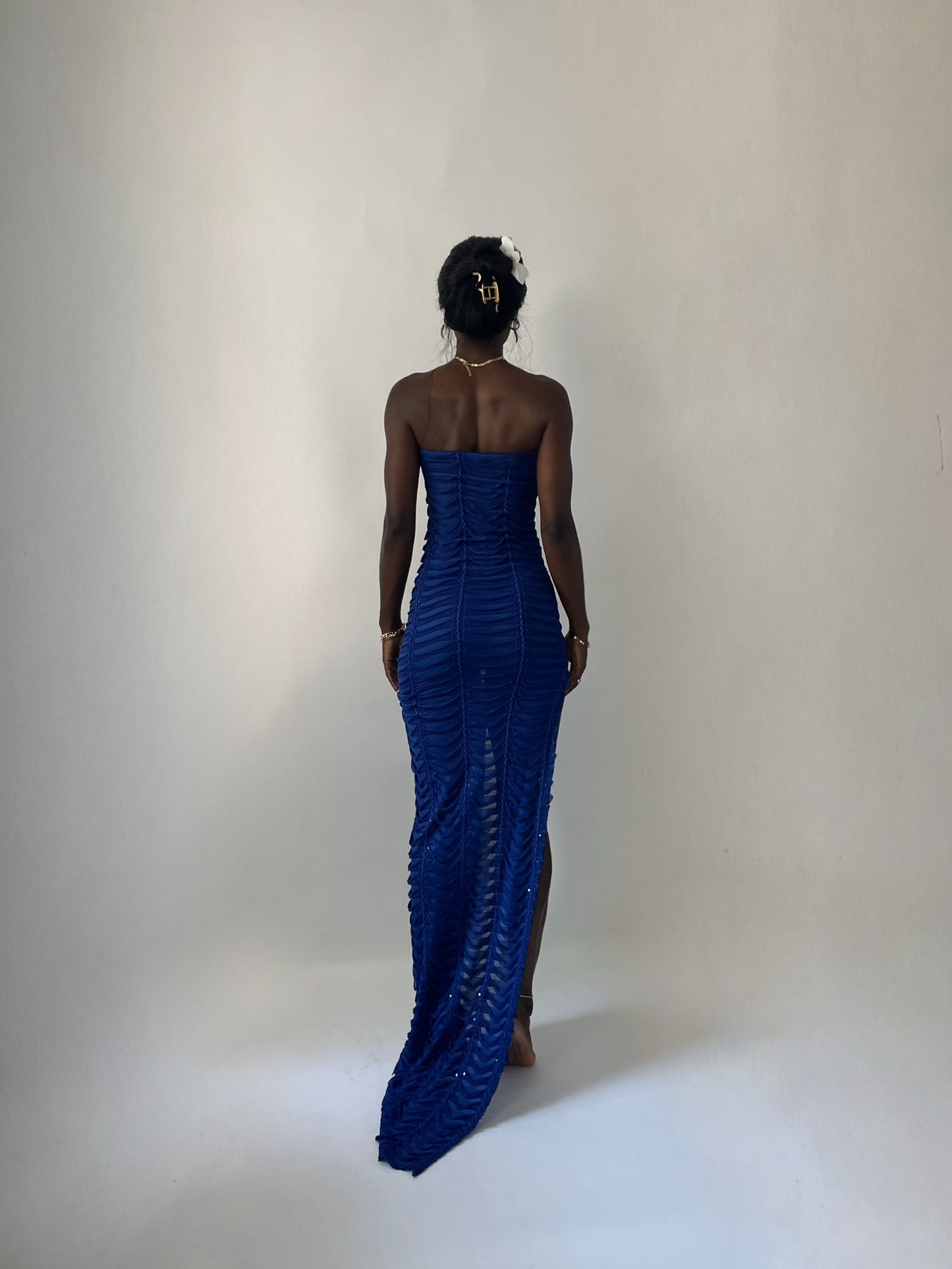 The Emmy Resort Tube Maxi - Cobalt Blue