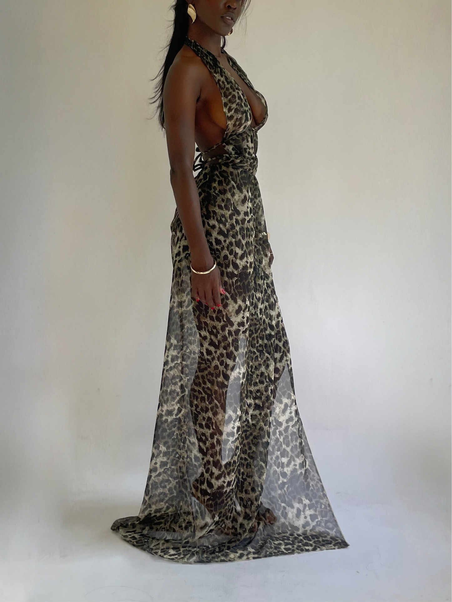 The Augustina Silk Chiffon Dress