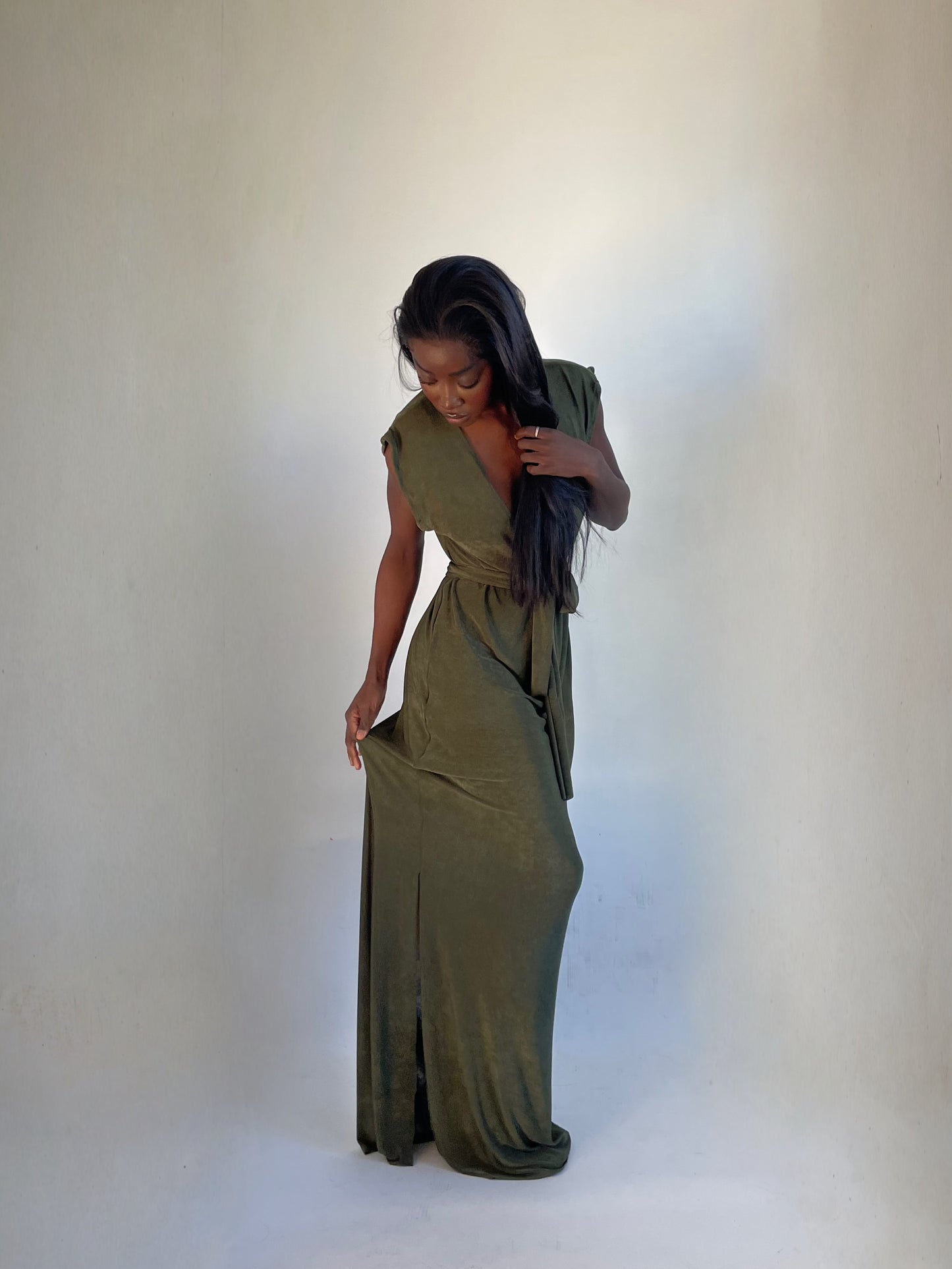 The Olive Gown