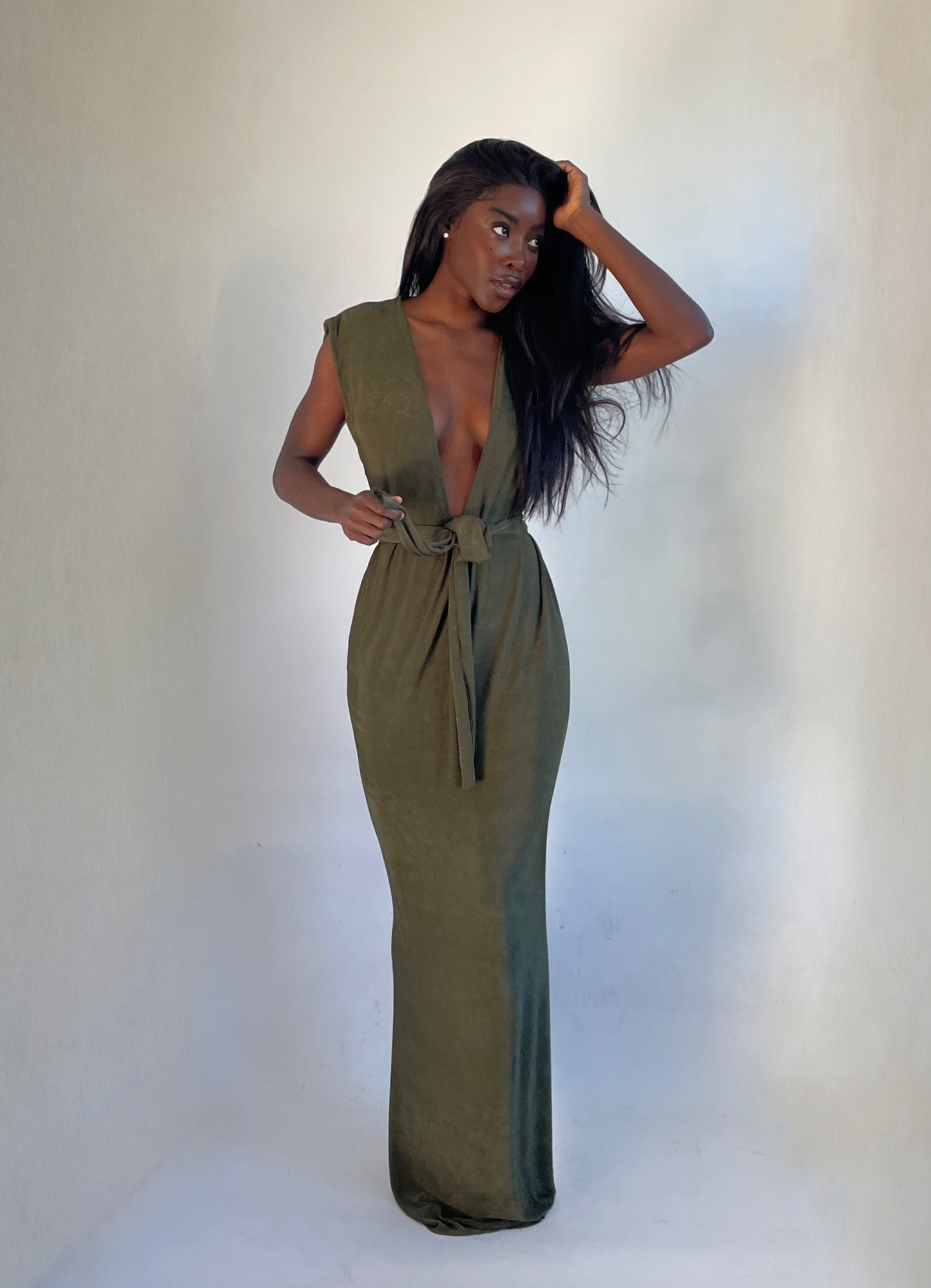 The Olive Gown